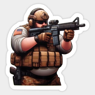 Tactical Fatman Sticker